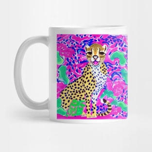 Garden leopard Mug